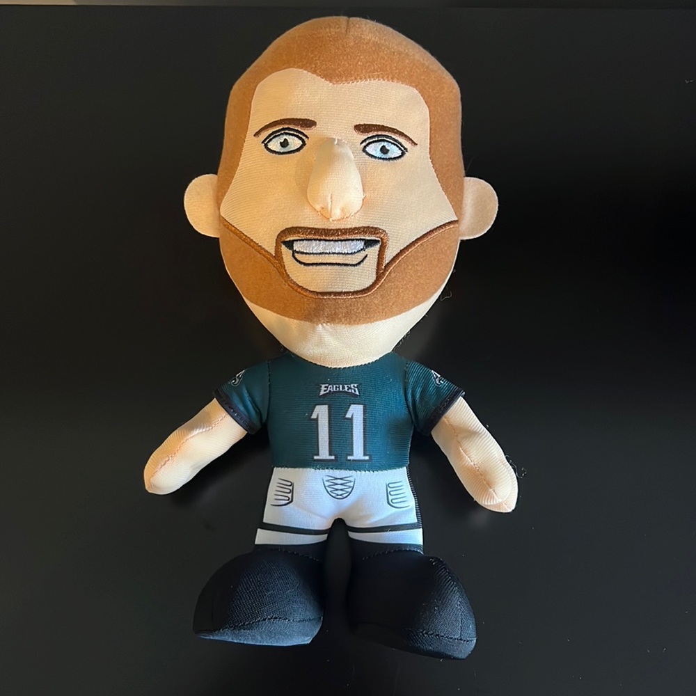 Eagles NFL Vintage Wentz stuffed Bobble Head